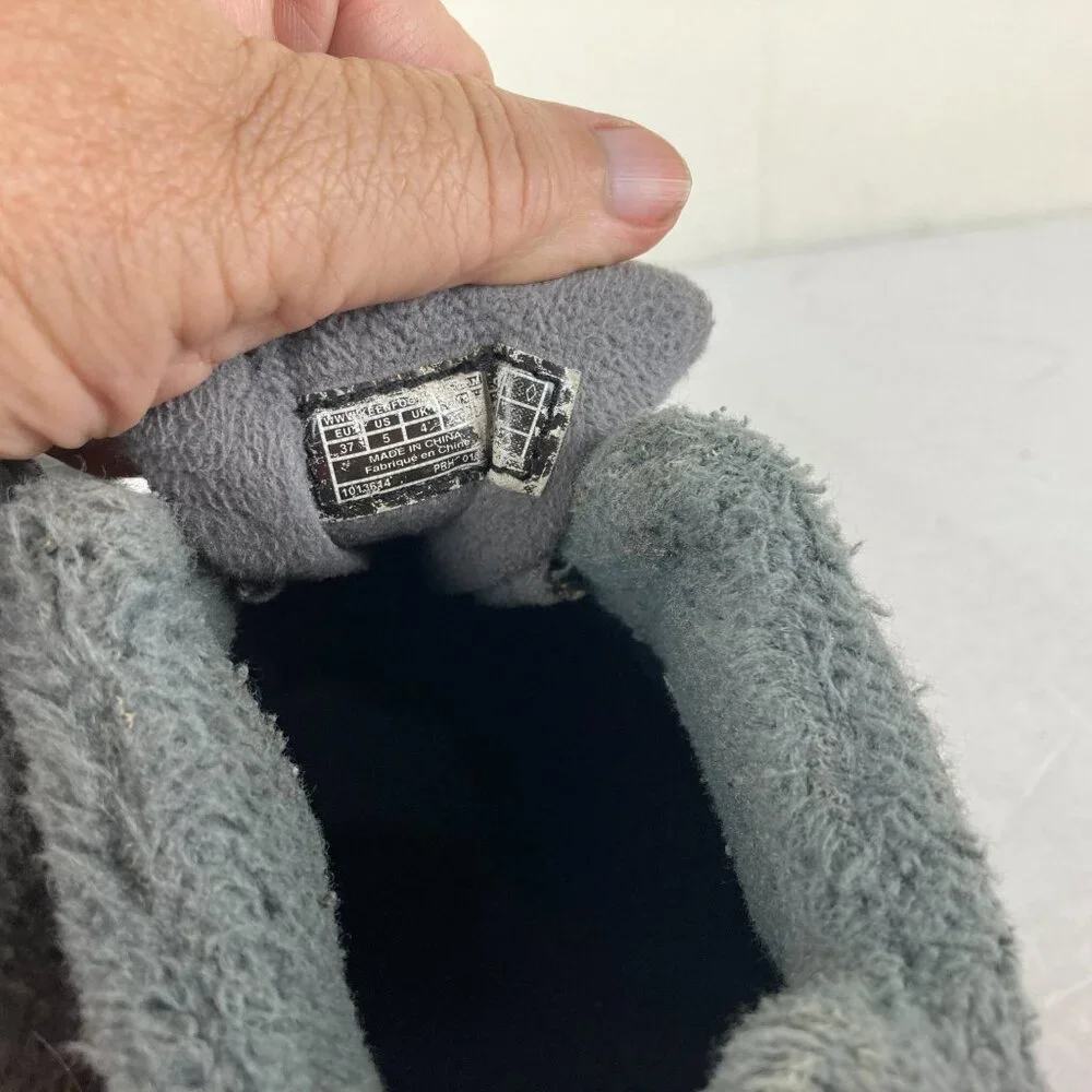 Keen Kids Brown and Gray Fleece-Lined Winter Boots